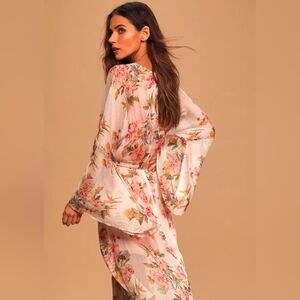 Floral duster, size medium